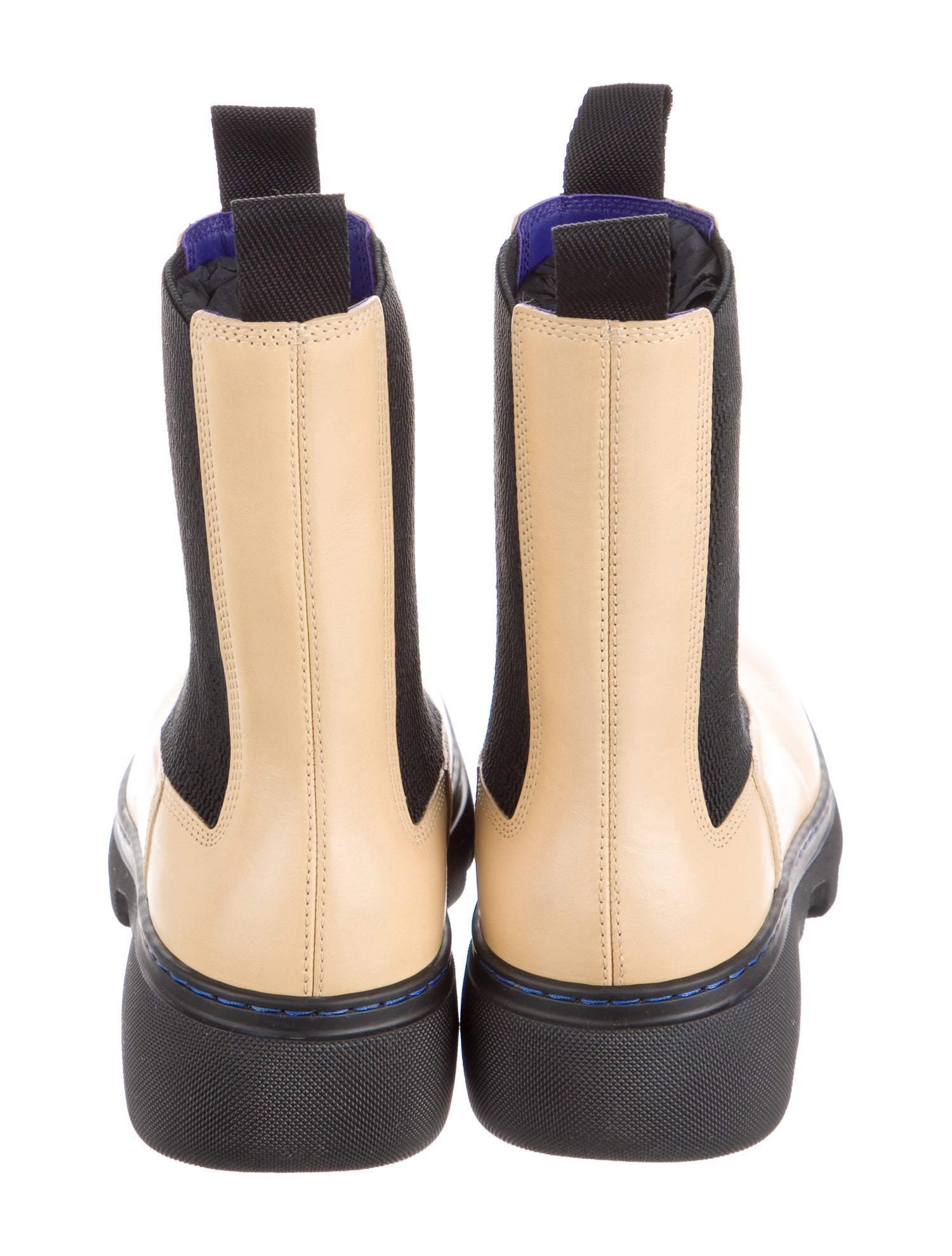 Burberry Leather Chelsea Boots
